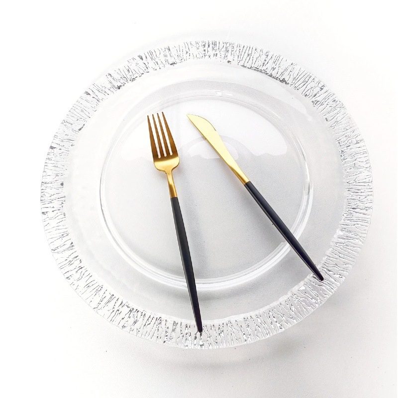 Wholesale Glass Charger Plate PZ-013 - Image 3